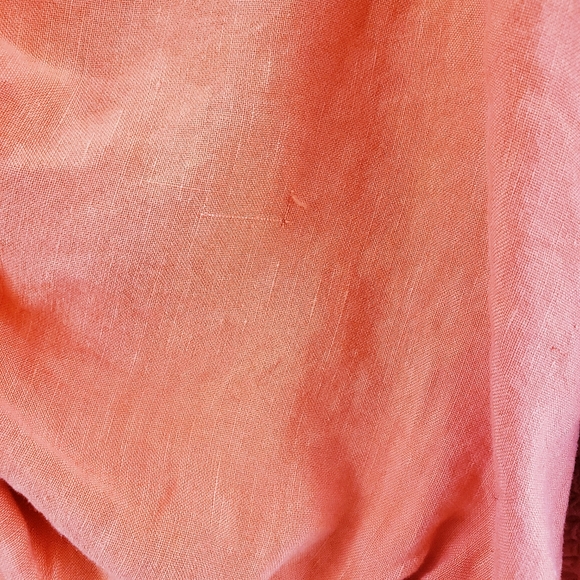 🚫SOLD🚫 Free People Orange Linen Bomber Jacket - Picture 7 of 8